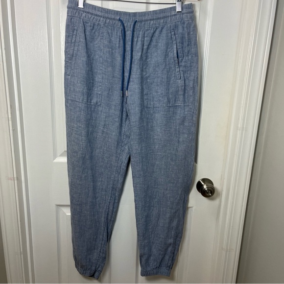 Athleta Retreat Women Blue Joggers Pants size 8 - Picture 1 of 10